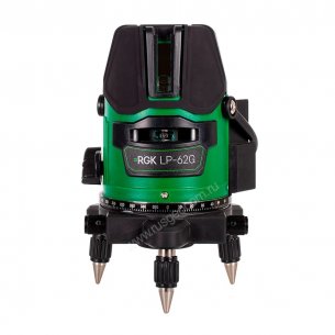 Комплект: Лазерный уровень RGK LP-62G + штатив RGK LET-170