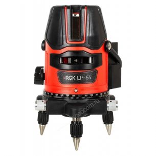 Комплект: лазерный уровень RGK LP-64 + штатив RGK LET-170