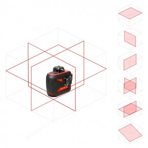 Комплект: лазерный уровень RGK PR-3R + штатив RGK LET-150 + рейка RGK LR-2 + приёмник  RGK LD-9