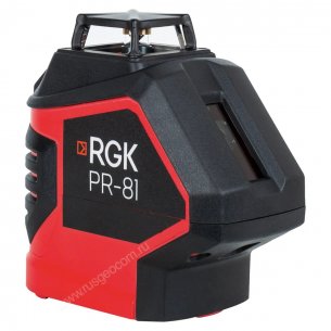Комплект: лазерный уровень RGK PR-81 + штатив RGK LET-170 + кронштейн RGK K-7