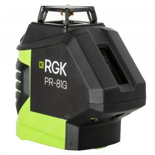 Комплект: лазерный уровень RGK PR-81G + штатив RGK LET-150 кронштейн RGK K-7