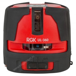 Комплект: лазерный уровень RGK UL-360 + штатив RGK F170  + приемник RGK LD-5 + рейка LR-2 + платформа RGK Platform