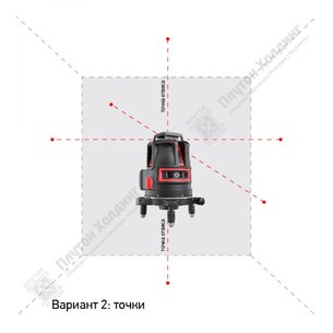 Нивелир лазерный Ada Combine 4V+6Dots (А00480)