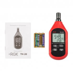 Термогигрометр RGK TH-20 с поверкой