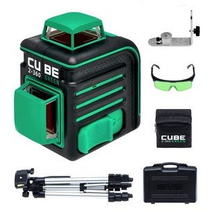 Нивелир лазерный Ada Cube 2-360 Green (А00471)