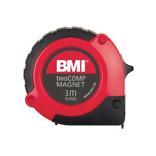 Рулетка BMI twoCOMP MAGNETIC 3M